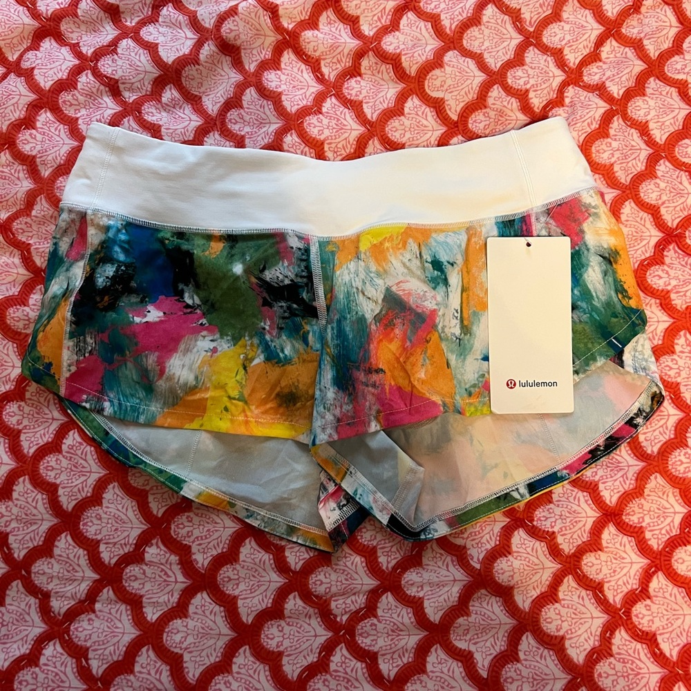 NWT lululemon speed up shorts